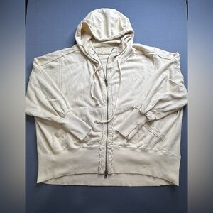 We The Free Cream Zip-Up Hoodie